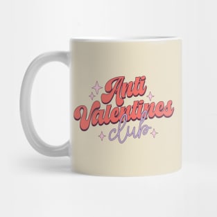 Anti Valentines Club Single Life Love Sucks Mug